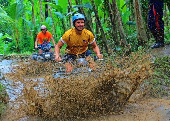 BOOK ONE DAY BEFORE!!We may not the only one, but for sure we have the longest ATV track
in Bali!

Get yourself ready for
2 hours ATV ride through the diverse challenging track. Down to the valley wit