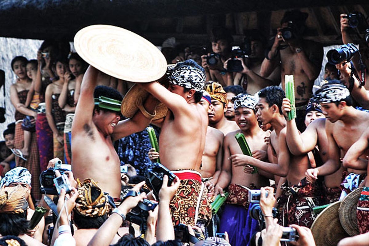 Also known as Perang Pandan, this ancient two-day ritual ceremony takes place once a year on Sasih K
